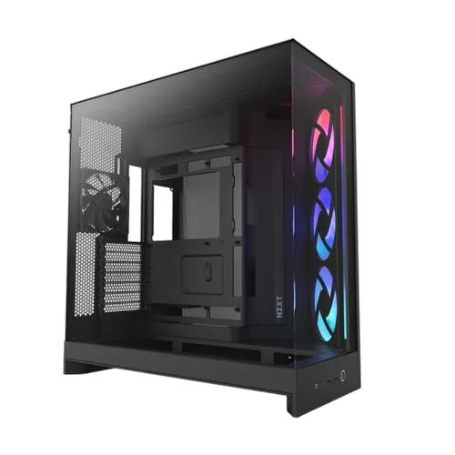 NZXT H9 Flow RGB Noir - MT/Sans Alim/E-ATX — vue 1