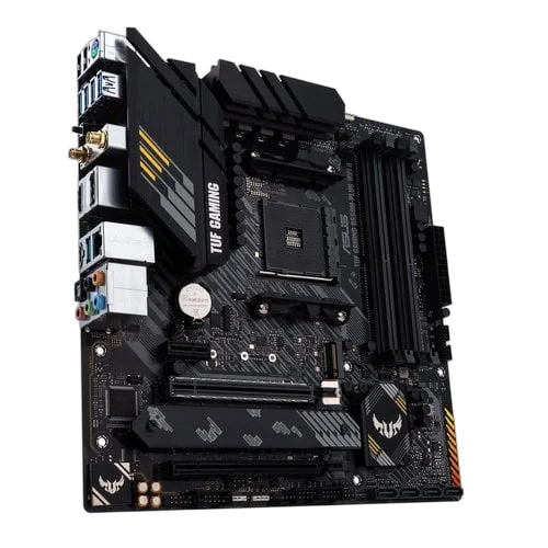 Asus MOTHERBOARD Asus  TUF AM4 GAMING B550M-PLUS WIFI II — vue 3