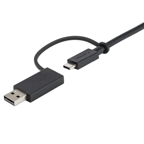 StarTech 3ft Hybrid USB-C Cable w/USB-A Adapter — vue 8
