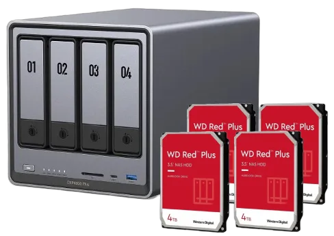 UGREEN DXP4800 Plus - 4 Baies avec 4 disques de 4To Red plus — vue 1