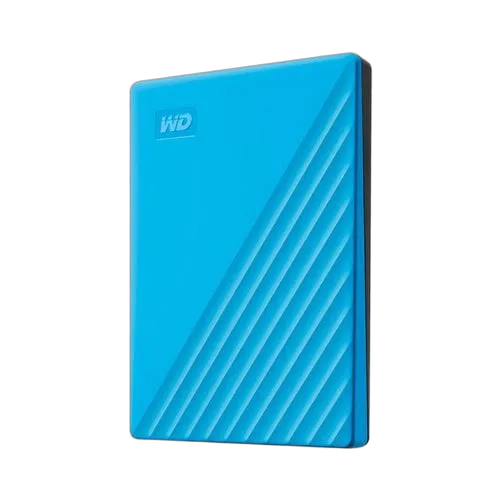 WD HDD EXT My Passport 4Tb Blue Worldwide — vue 2