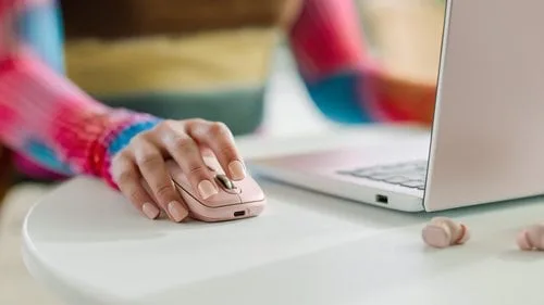 Logitech MX Anywhere 3S - Sans-Fil - Rose — vue 25