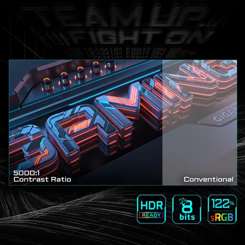 Gigabyte GS27QCA - 27" CURVE QHD 180Hz VA 1ms HDR Adaptive Sync — vue 7