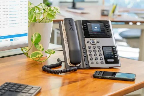 HP POLY EDGE E450 IP PHONE AND — vue 7