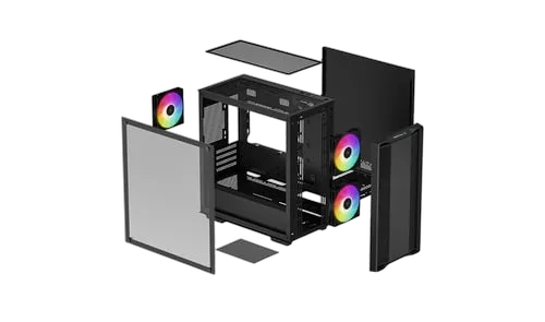 Deepcool CC360 ARGB Noir - mT/Sans Alim/Micor-ATX — vue 9
