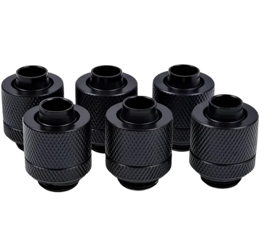Alphacool Eiszapfen Fitting compression - 13/10mm - G1/4 - Pack de 6 - Noir — vue 3