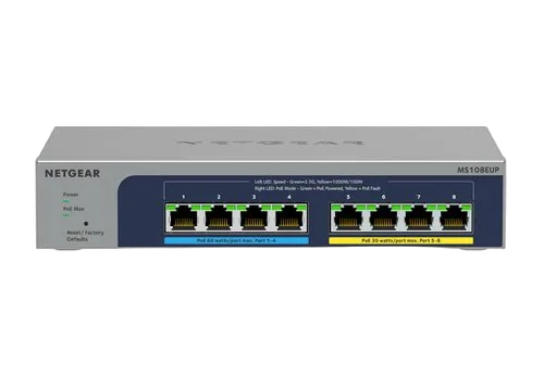 Netgear 8PT POE++MULTIGIG PLUS SWCH — vue 4