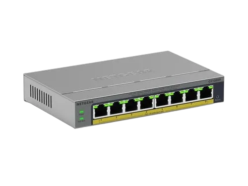 Netgear 8PT GB PLUS SWCH W/ POE+ — vue 1