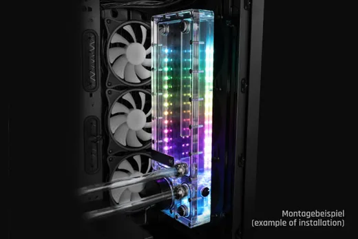 Alphacool Core Flat Reservoir 360 Right D5/VPP - Ss pompe — vue 6