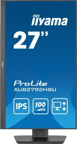Iiyama PROLITE XUB2792HSU-B6 - 27" FHD 100Hz 0.4ms IPS FreeSync — vue 2