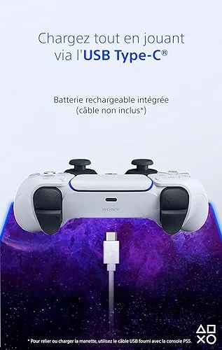 Sony Manette PS5 - DualSense V2 - Blanc — vue 5