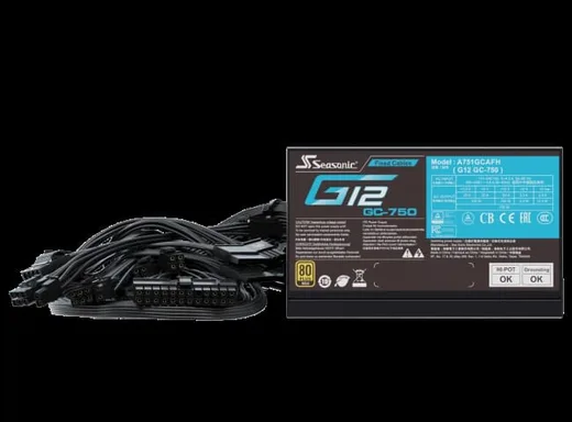 Seasonic ATX 750W 80+ Gold - G12 GC-750 - SSP-750RT2 — vue 6
