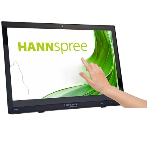 HANNSPREE HT161HNB P-CAP Touch Display 15.6 16:9 1366 x 768 10-Point Touch HDMI/VGA Speaker VESA — vue 1