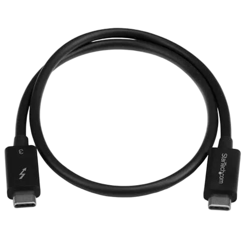 StarTech Câble Thunderbolt 3 USB-C mâle/mâle - 0.5m - Noir — vue 4