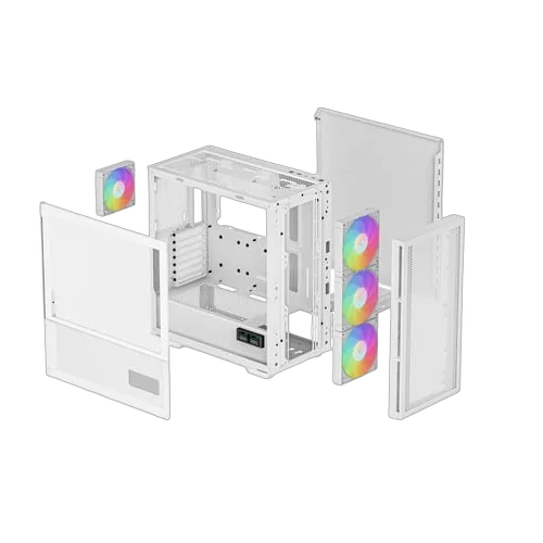 Deepcool CH560 Digital Blanc - MT/Sans Alim/ATX — vue 13