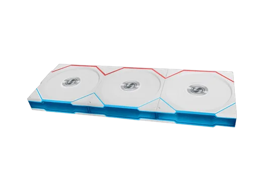 UNI FAN TL Ss fil ARGB PWM - Pack 3x120mm - Blanc