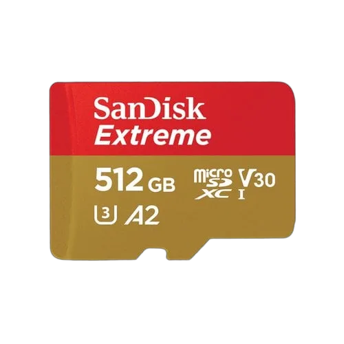 Sandisk Extreme microSDXC 512GB+SD 190MB/s — vue 1