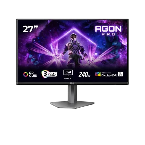 AOC AGON PRO AG276UZD - 26.5" QD-OLED 4K 240Hz 0.03ms Pivot — vue 1