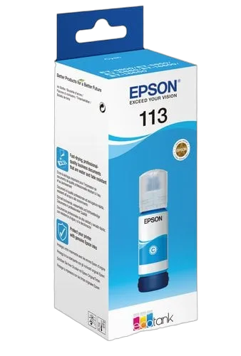 Epson Flacon EcoTank 113 Cyan — vue 2