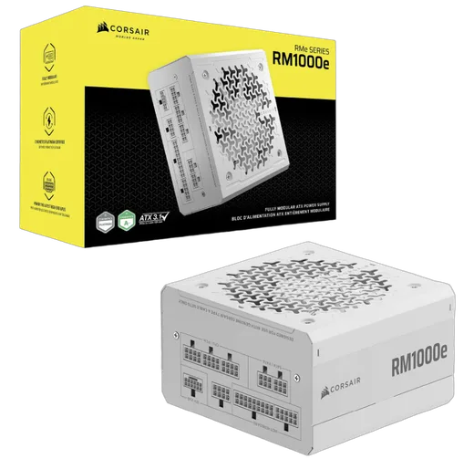 Corsair ATX 1000W - 80+ Gold - R1000e Blanc — vue 1