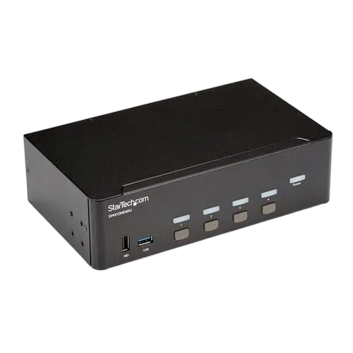 StarTech KVM Switch/USB Hub4 Dual Monitor Display — vue 1