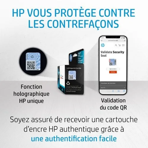 HP - Noir, Cyan, Magenta, Jaune - 6ZC65AE#301 — vue 6