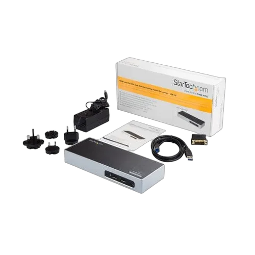 StarTech USB 3 Dual Monitor Dock HDMI DVI/VGA — vue 8