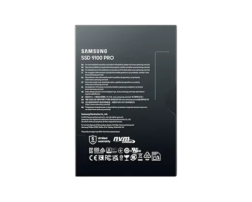 Samsung 9100 Pro 1To M.2 NVMe Gen5 — vue 6