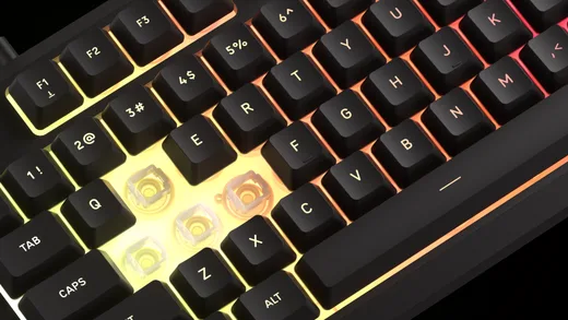 Corsair K55 Core TKL - Membrane - Filaire - RGB - Noir — vue 10