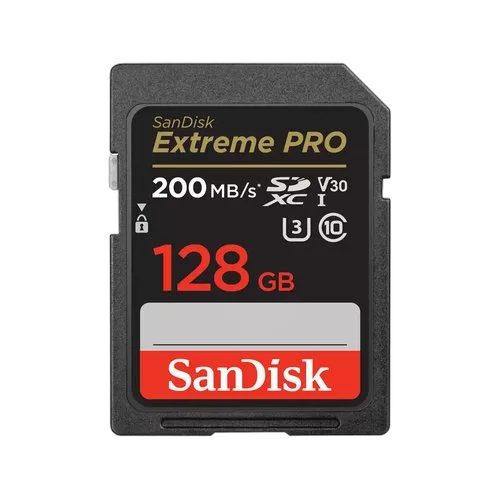 Sandisk EXTREME PRO 128GB SDXC MEMORY — vue 1