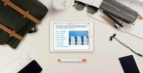 Logitech Crayon Orange, Blanc — vue 28