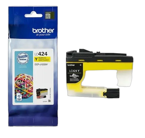 Brother - Jaune - LC424Y — vue 3