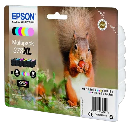 Epson Ink/378XL Squirrel CLcMLmYK — vue 3