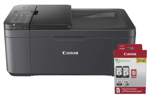 Canon PIXMA TR4755i Black + Cartouche d'encre PG-575/CL-576 pack 2 couleurs — vue 1