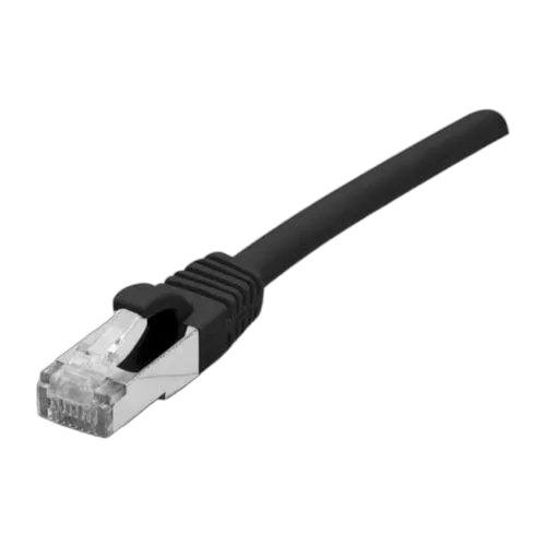 Dexlan Cable Cat.6A S/FTP LS0H noir Snagless - 0.5m — vue 1