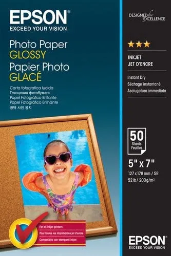 Epson Paper/Photo Glossy 13x18cm 50 sheet — vue 1