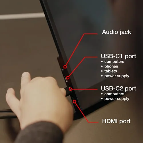 Verbatim PMT-15 - Moniteur tactile portable 15,6" — vue 4