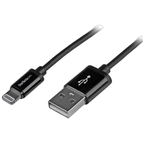 StarTech 1m Black 8-pin Lightning to USB Cable — vue 4