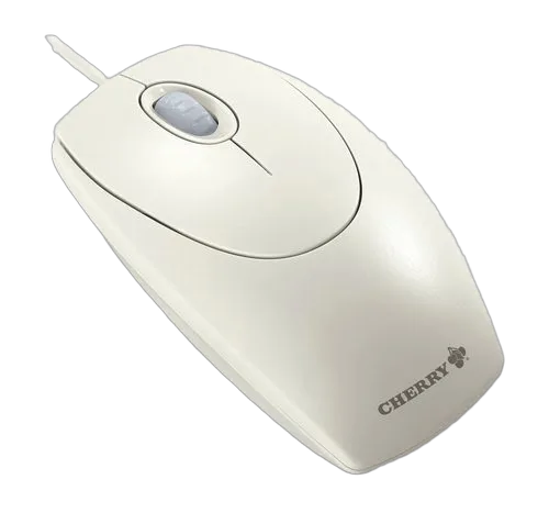 Cherry WheelMouse optical/light grey — vue 1