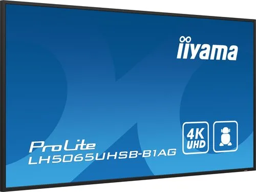 Iiyama LH5065UHSB-B1AG 49.5IN VA 4K — vue 3