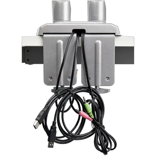 StarTech Desk Mount Dual Monitor Arm w/USB/Audio — vue 12