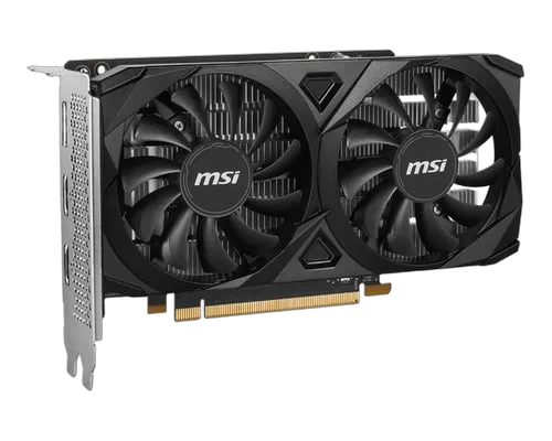 MSI GeForce RTX 3050 VENTUS 2X E 6G OC — vue 3