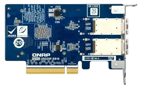 Qnap 2PORT SFP28 25GBE NW EXP CARD — vue 4