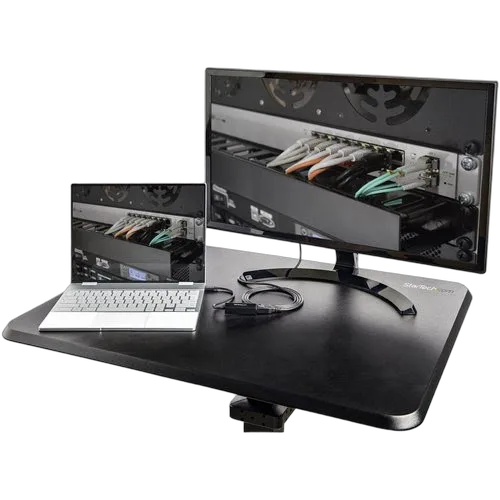 StarTech Mobile Standing Desk - Sit-Stand Cart — vue 10