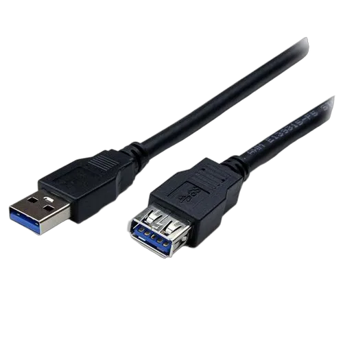 StarTech 2m Black USB 3.0 Extension Cable M/F — vue 1