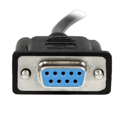 StarTech 1m Black DB9 RS232 Null Modem Cable F/F — vue 3