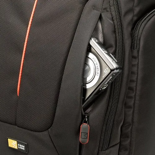 Case Logic Nylon SLR Backpack full-size black/red (DCB309K) — vue 5