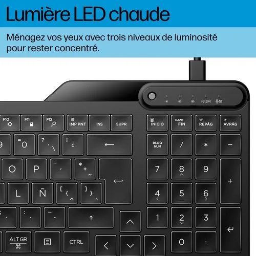 HP 405 MULTI-DEVICE BACKLIT WIRED — vue 11