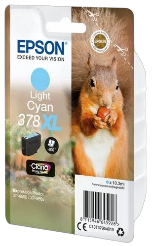 Epson Ink/378XL Squirrel 9.3ml LCY — vue 3