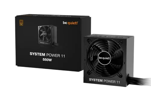 be quiet! ATX 550W - 80+ Bronze - System Power 11 Noir — vue 3